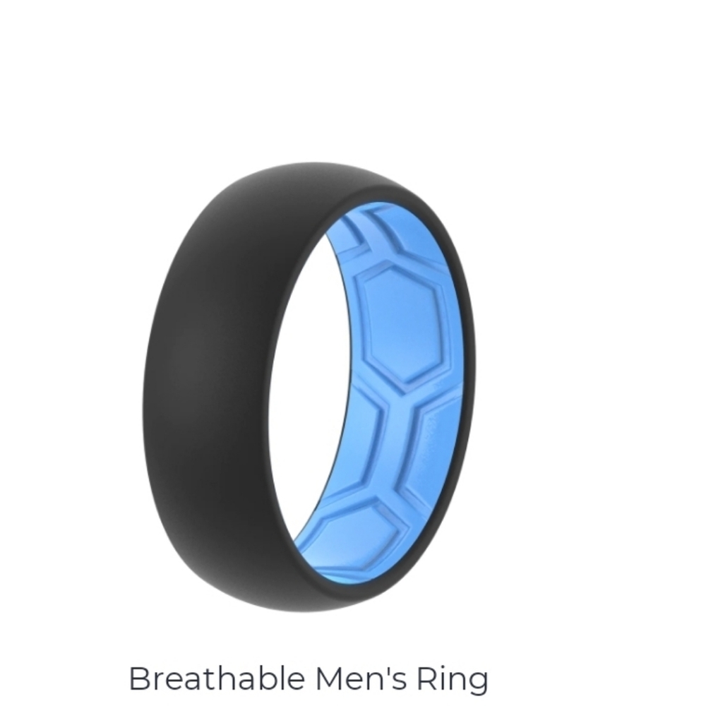 Mens silicone ring